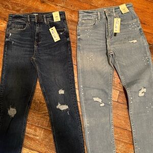 (BUNDLE) 2 pair of Boys River Island denim pants.